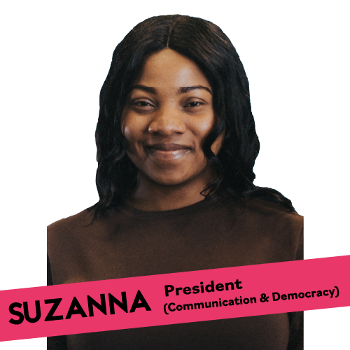 Suzanna, President (Communication and Democracy)