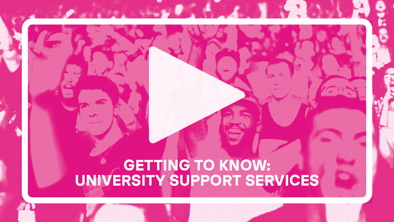 GETTING TO KNOW: UNIVERSITY SUPPORT SERVICES