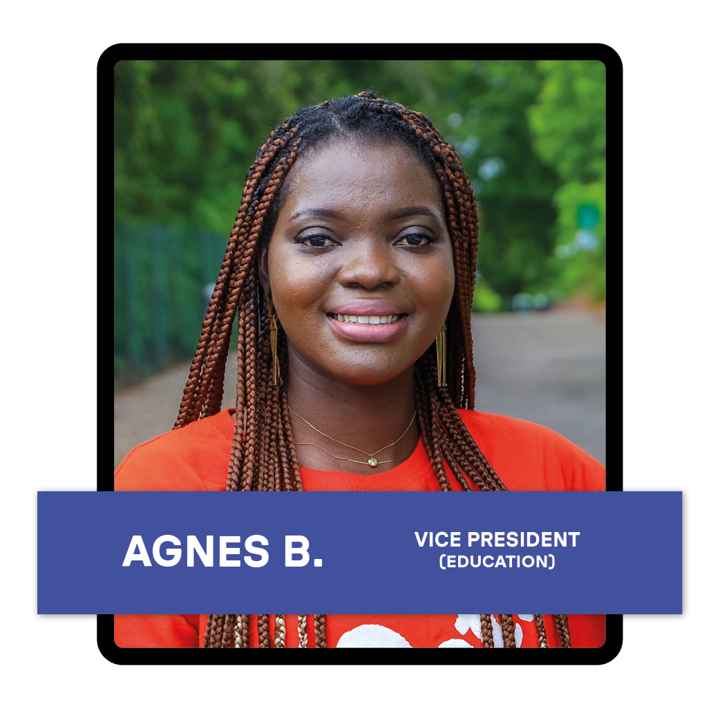 Agnes B, Vice President (Education)